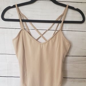 Strappy Nude Body Suit (Large) *Never Worn*
